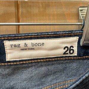 rag & bone Wide Leg High Rise Jeans Size 26 Tall